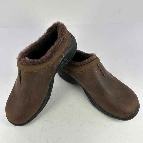 Merrell Men's J001907 Encore Chill 2 Brown Clog US 9.5 Air Cushion Lined Shoes - Picture 3 of 10